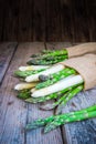 Bundle of fresh and healthy asparagus