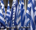 Bundle of Greek flags