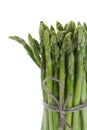 Bundle of green asparagus