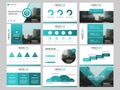 Bundle infographic elements presentation template. business annual report, brochure, leaflet, advertising flyer, Royalty Free Stock Photo