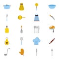 bundle of kitchenware set icons