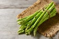 Bundle of large Asparagus Royalty Free Stock Photo
