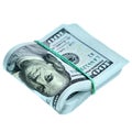 Bundle of new dollars Royalty Free Stock Photo