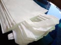 Bundle of White shopping bags