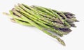 Bundled fresh asparagus spears Royalty Free Stock Photo