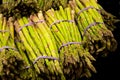 Bundles of Asparagas Royalty Free Stock Photo