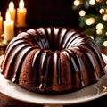 Bundt Cake , traditional popular sweet dessert cake