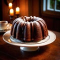 Bundt Cake , traditional popular sweet dessert cake