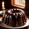 Bundt Cake , traditional popular sweet dessert cake