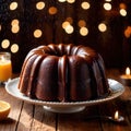 Bundt Cake , traditional popular sweet dessert cake