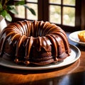 Bundt Cake , traditional popular sweet dessert cake