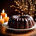 Bundt Cake , traditional popular sweet dessert cake