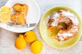 Bundt lemon cake Royalty Free Stock Photo