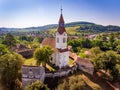 Bunesti Fortified Church in the Saxon Village Bunesti Transylvania Romania