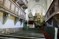 Bunesti Medieval Fortified Church, Bodendorf, Brasov, Transylvania, Romania Royalty Free Stock Photo