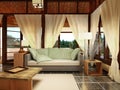 Bungalow Interior Design Royalty Free Stock Photo
