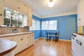 Bungalow kitchen and dining area