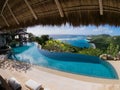 Bungalow near pool, mountains and sea