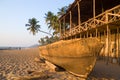 Bungalow and traditional boat