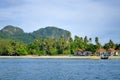 Bungalows on Haad Sivalai beach on Mook island