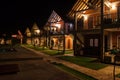 Bungalows in the jungle Royalty Free Stock Photo