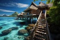 Bungalows in a tropical paradise