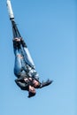 Couple Bungee jumping