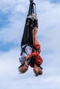 Couple Bungee jumping