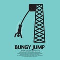 Bungy Jump Vector Illustration