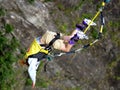 Bungy jumping Royalty Free Stock Photo