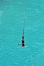 Bungy Jumping, Queenstown, NZ Royalty Free Stock Photo