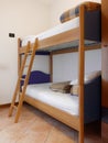 Bunk bed bedroom interior Royalty Free Stock Photo