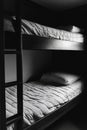 Bunk Beds in Dorm Room Royalty Free Stock Photo