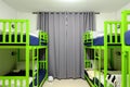 Bunkbed in hostel Royalty Free Stock Photo