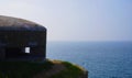 Bunker on the Adriatic sea coast in Rovinj, Croatia Royalty Free Stock Photo