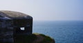 Bunker on the Adriatic sea coast in Rovinj, Croatia Royalty Free Stock Photo