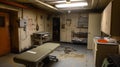 The bunker also includes a designated medical area with supplies and equipment to treat potential injuries or illnesses