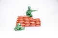 Bunker bunker Plastic mini toy soldiers