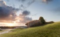 Bunker on the coastline, Gold Beach