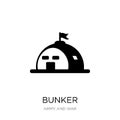 bunker icon in trendy design style. bunker icon isolated on white background. bunker vector icon simple and modern flat symbol for