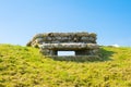 Bunker pillbox great world war 1 flanders belgium Royalty Free Stock Photo