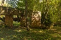 bunker ruin of the wolf's lair or in german Wolfsschanze the Nazi headquarters near Ketrzyn in Poland