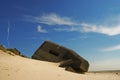 Bunker from second world war Royalty Free Stock Photo