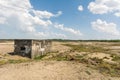 Bunker from the Second World War at Bledowska Desert Poland