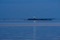 Bunker ship Aalborg at anchor outside Gothenburg..