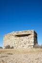 Bunker in Spanish civil war Royalty Free Stock Photo