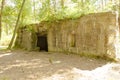 A Bunker of world war 1 in flanders fields Royalty Free Stock Photo