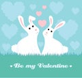 Bunnies in love