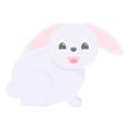 Bunny Cartoon vector illustration Funny rabbit Royalty Free Stock Photo