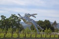 Bunny Foo Foo sculpture at the Hall Winery in Napa Valley